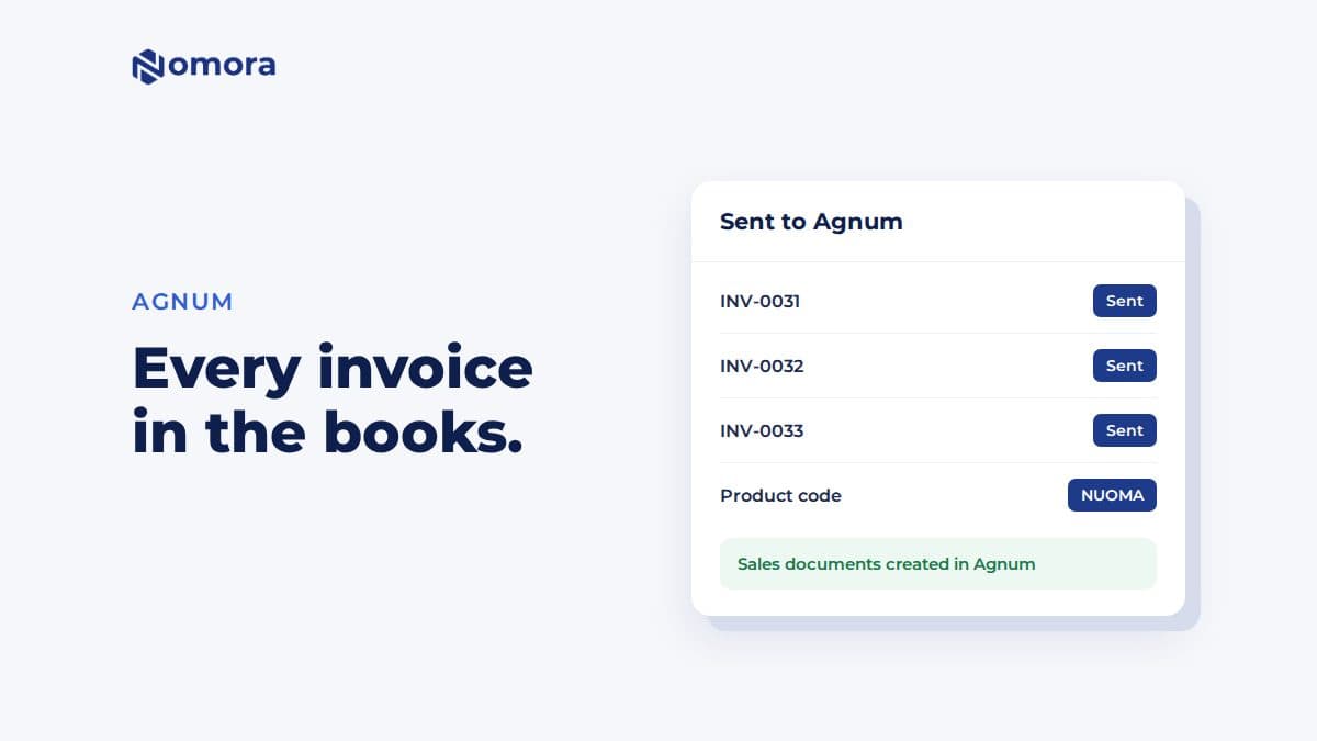 Agnum for Car Rental: Send Rental Invoices to Your Accountant's Books