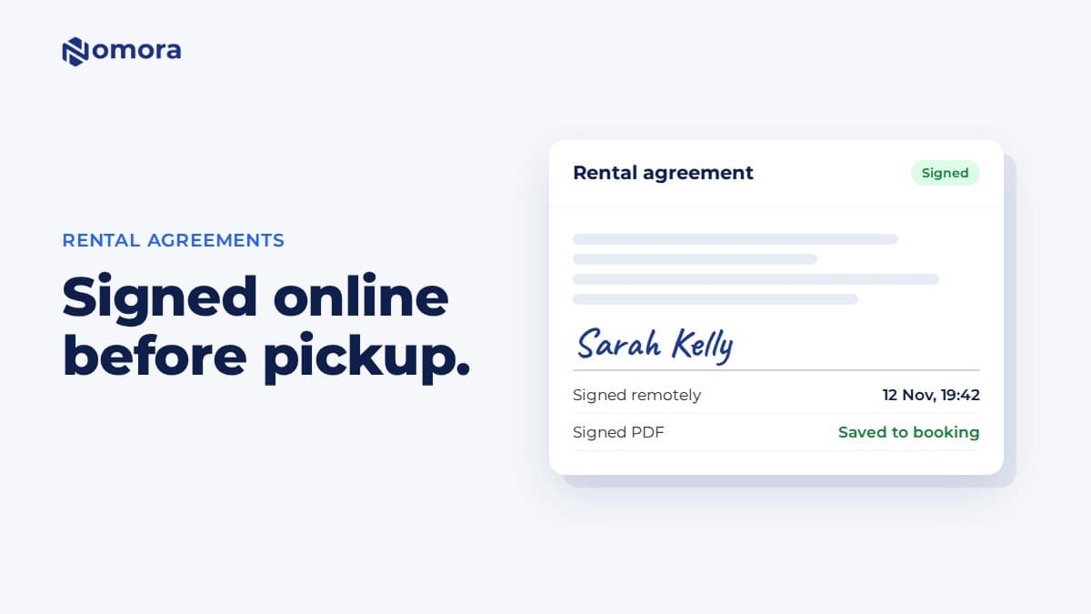 Digital Car Rental Agreements: How to Go Paperless with E-Signing