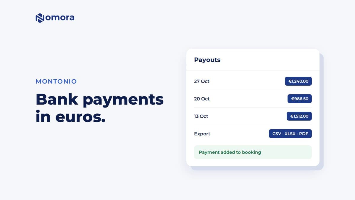 Montonio for Car Rental: Bank Payments and Payouts in Nomora