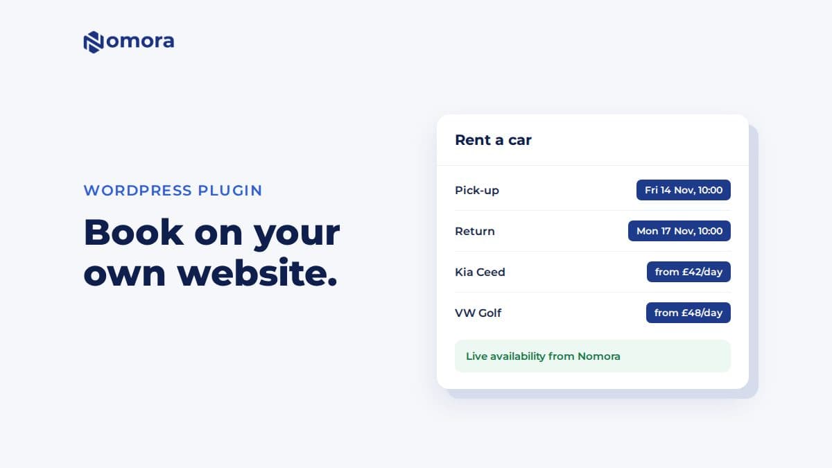 WordPress Car Rental Booking Plugin: Live Availability on Your Site