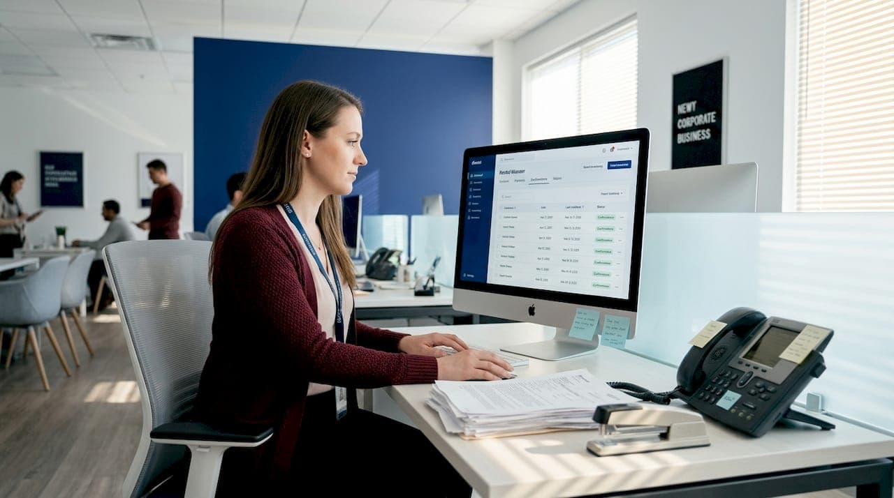 Assistant manages rental bookings workflow