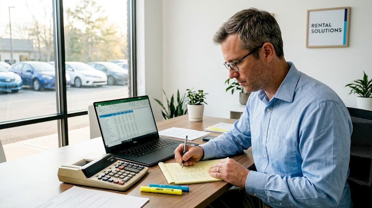 Fleet operator calculates baseline rental rates