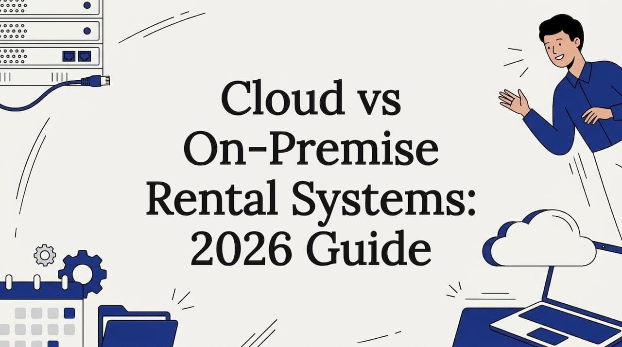 Cloud vs On-Premise Rental Systems: 2026 Guide
