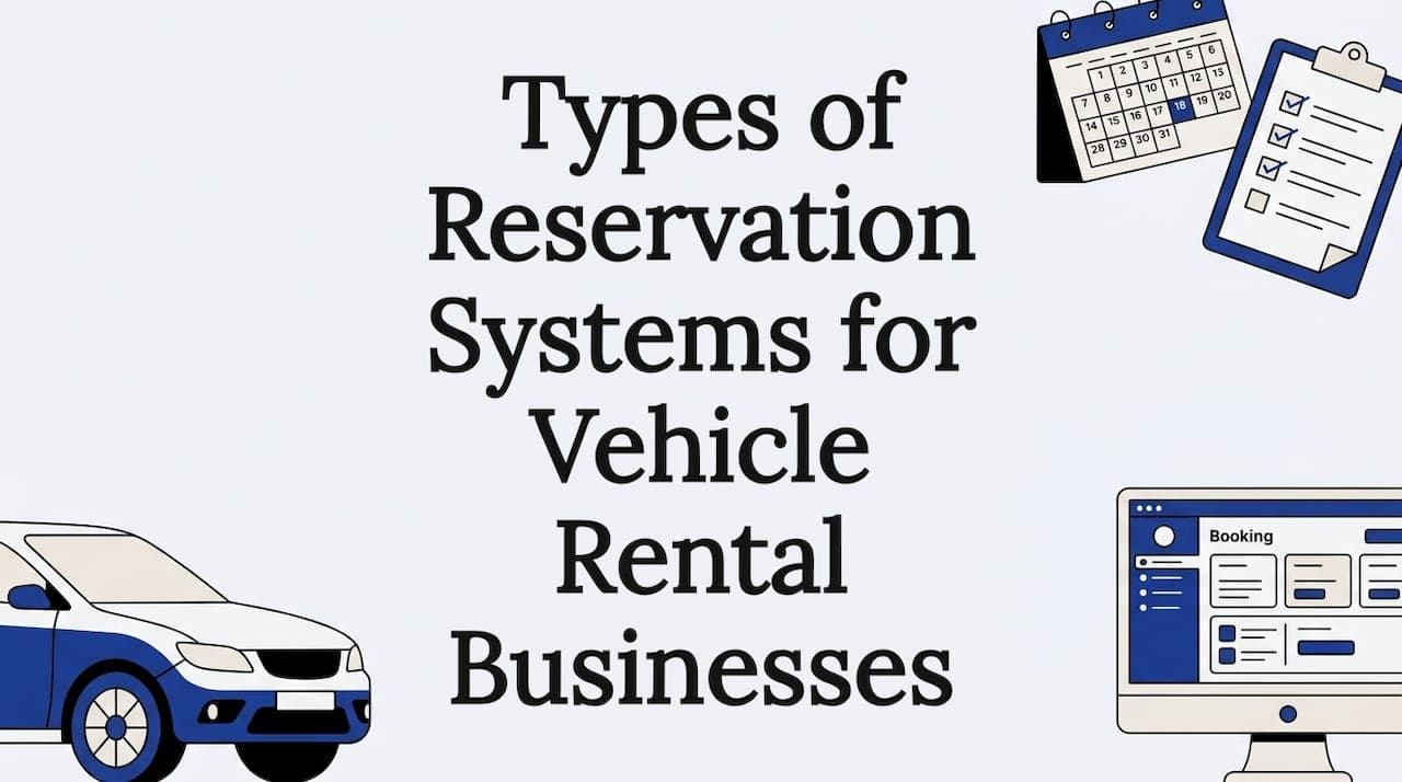 Types of Reservation Systems for Vehicle Rental Businesses