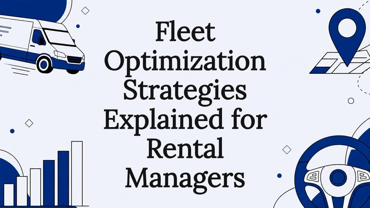 Fleet Optimization Strategies Explained for Rental Managers