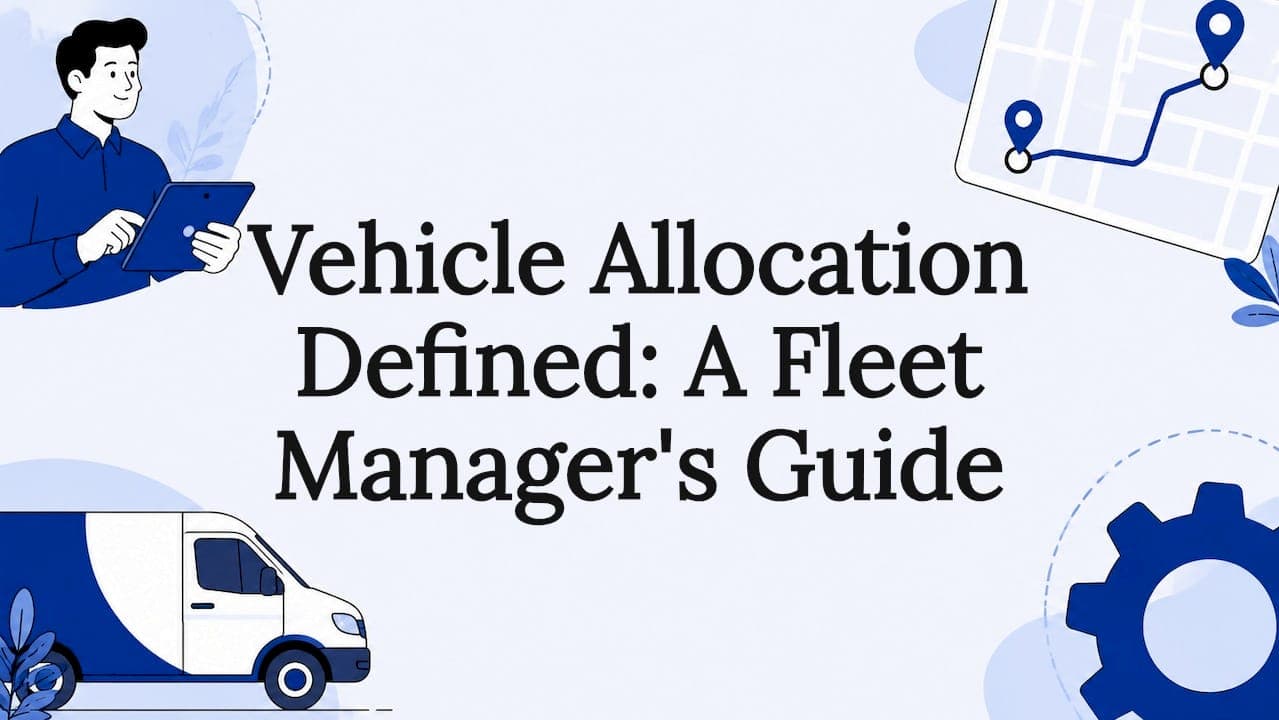 Vehicle Allocation Defined: A Fleet Manager's Guide