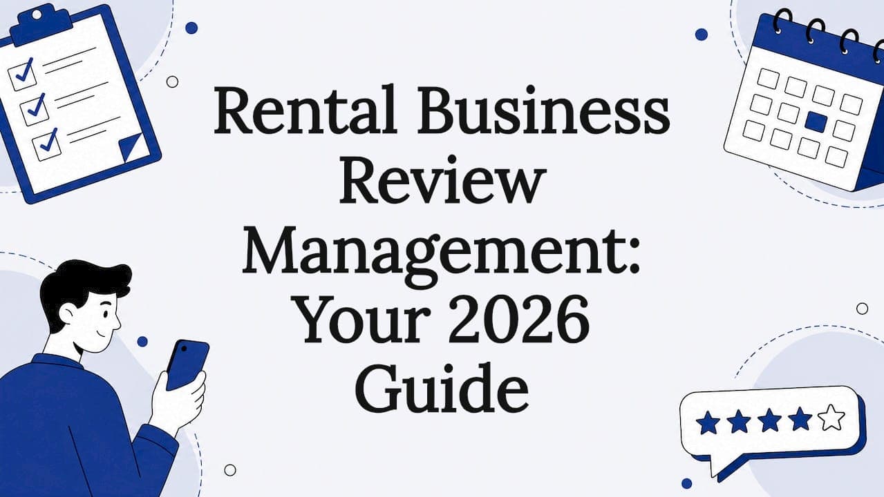 Rental Business Review Management: Your 2026 Guide
