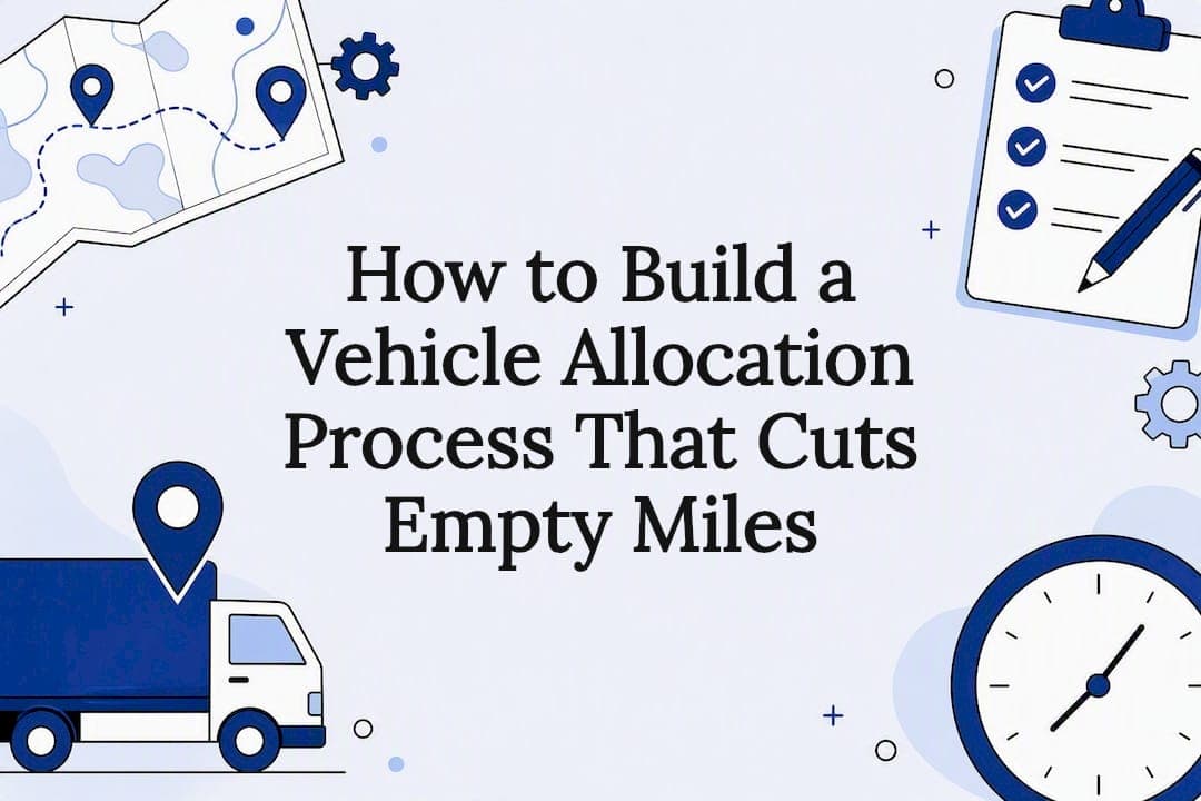 How to Build a Vehicle Allocation Process That Cuts Empty Miles