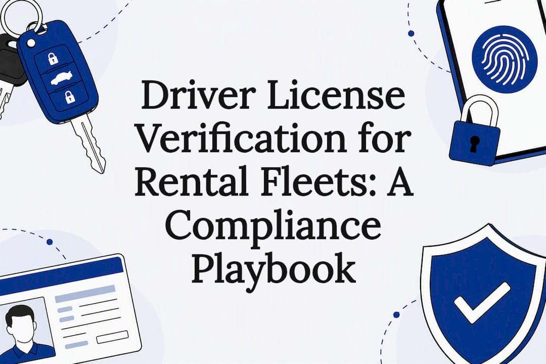 Driver License Verification for Rental Fleets: A Compliance Playbook