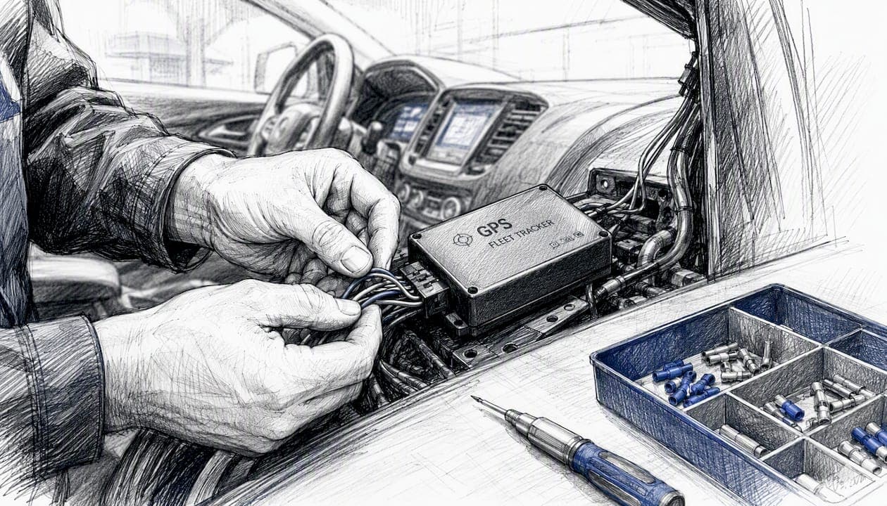 Hands wiring generic telematics device