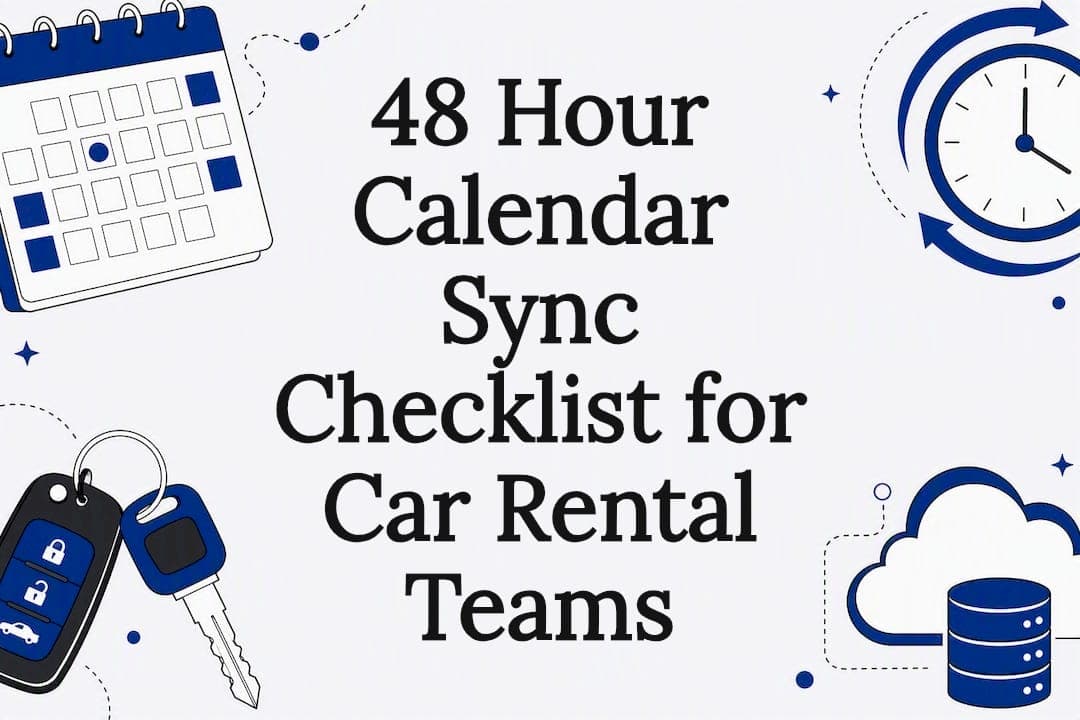 48 Hour Calendar Sync Checklist for Car Rental Teams