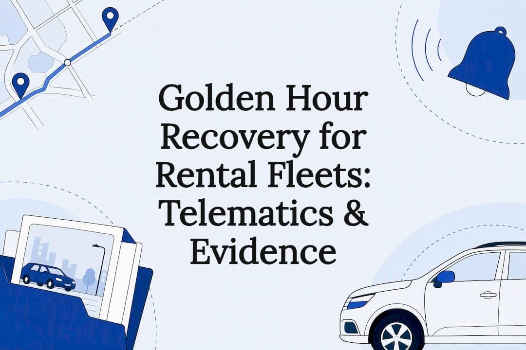 Golden Hour Recovery for Rental Fleets: Telematics & Evidence