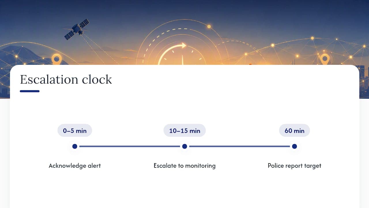 Rental theft escalation timeline