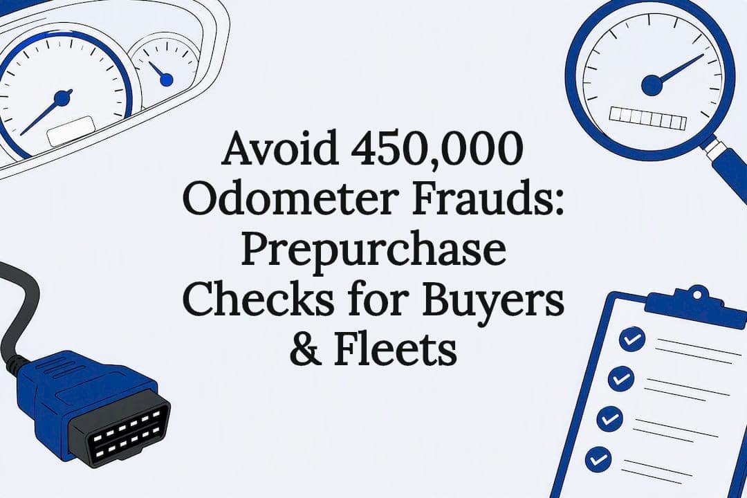 Avoid 450,000 Odometer Frauds: Prepurchase Checks for Buyers & Fleets