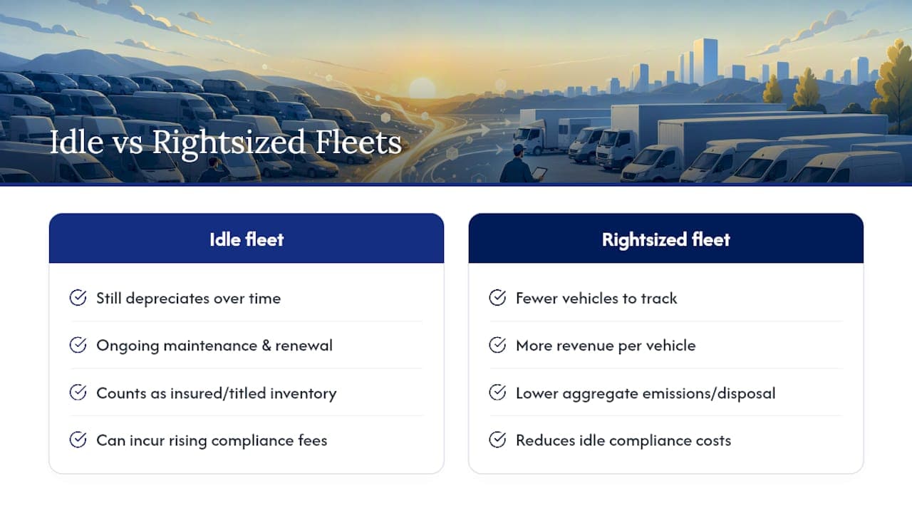Environmental and Regulatory Considerations for Idle Fleets — overview diagram