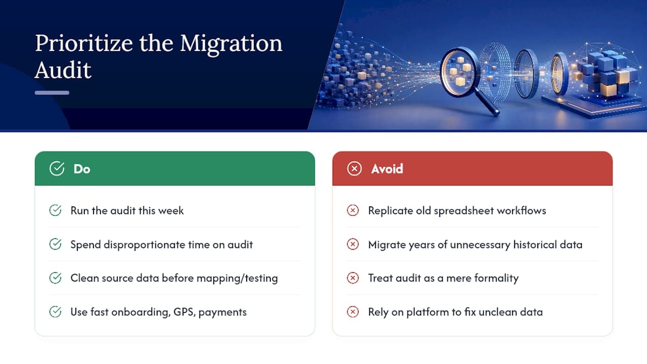 What I'd Prioritize if I Were Running This Migration — overview diagram