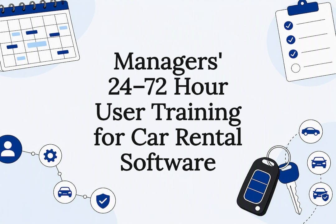 Managers' 24–72 Hour User Training for Car Rental Software