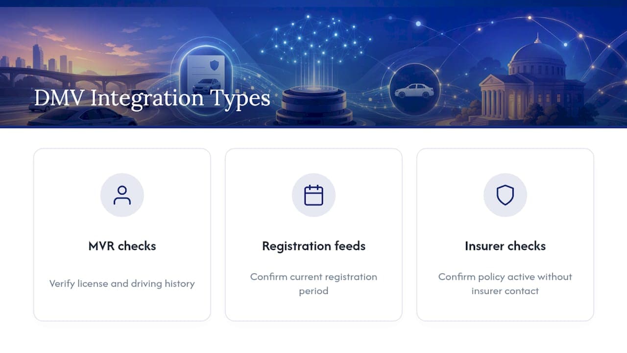 Three insurance compliance integration categories