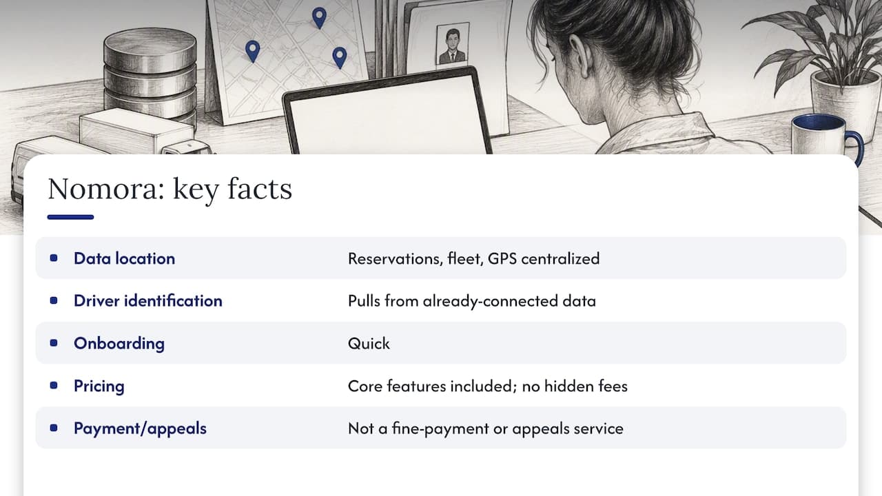 How Nomora fits into your fine-management process — overview diagram