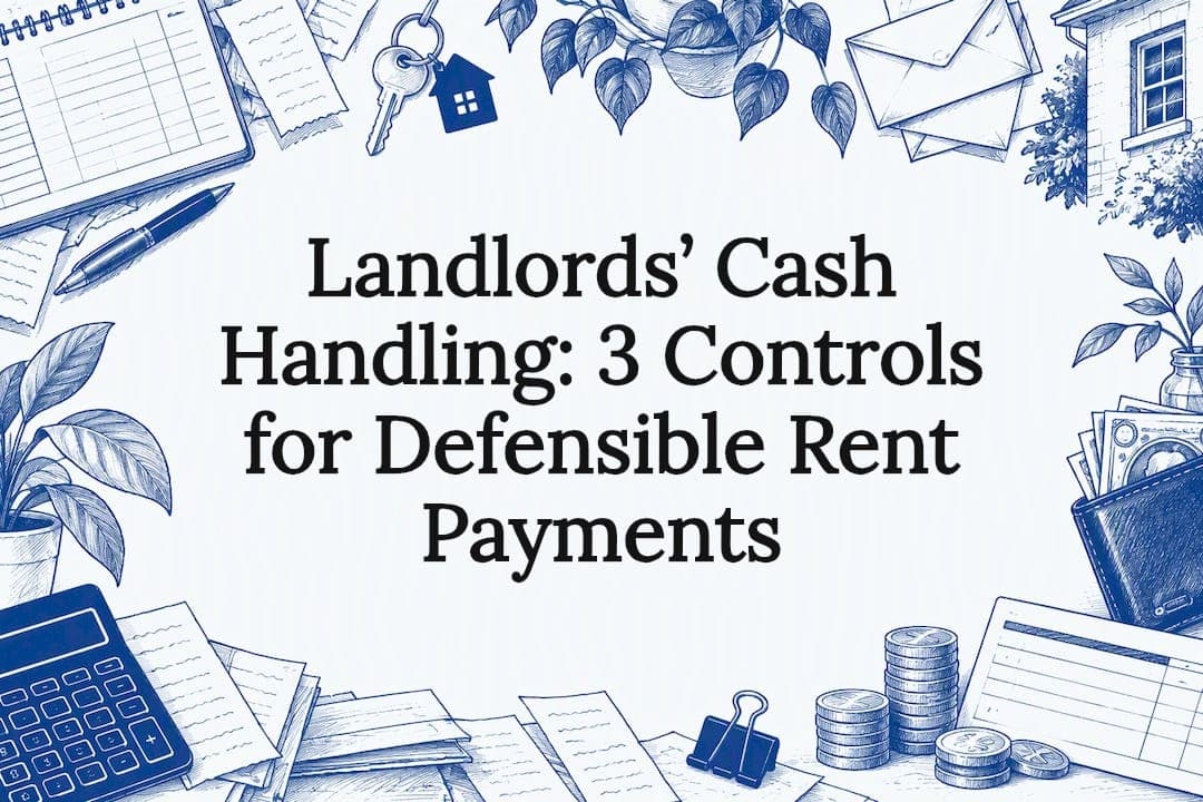 Landlords’ Cash Handling: 3 Controls for Defensible Rent Payments