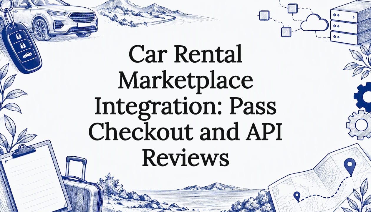 Car Rental Marketplace Integration: Pass Checkout and API Reviews
