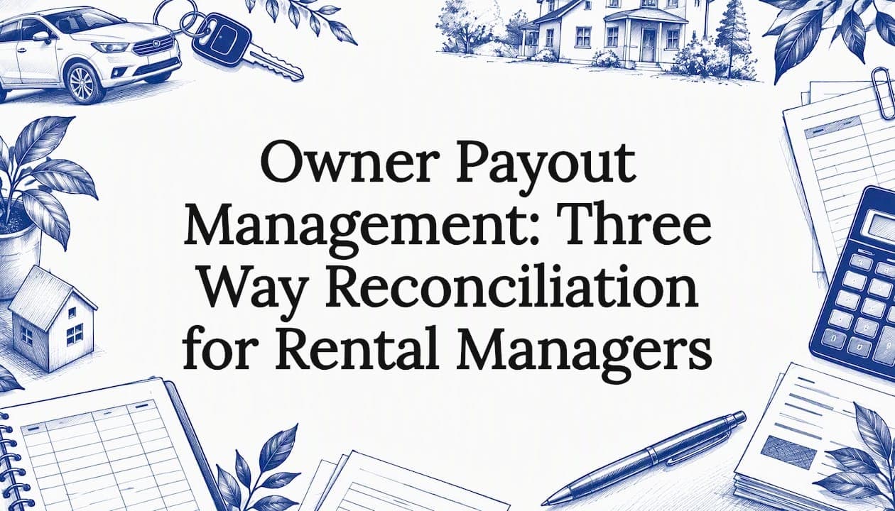 Owner Payout Management: Three Way Reconciliation for Rental Managers