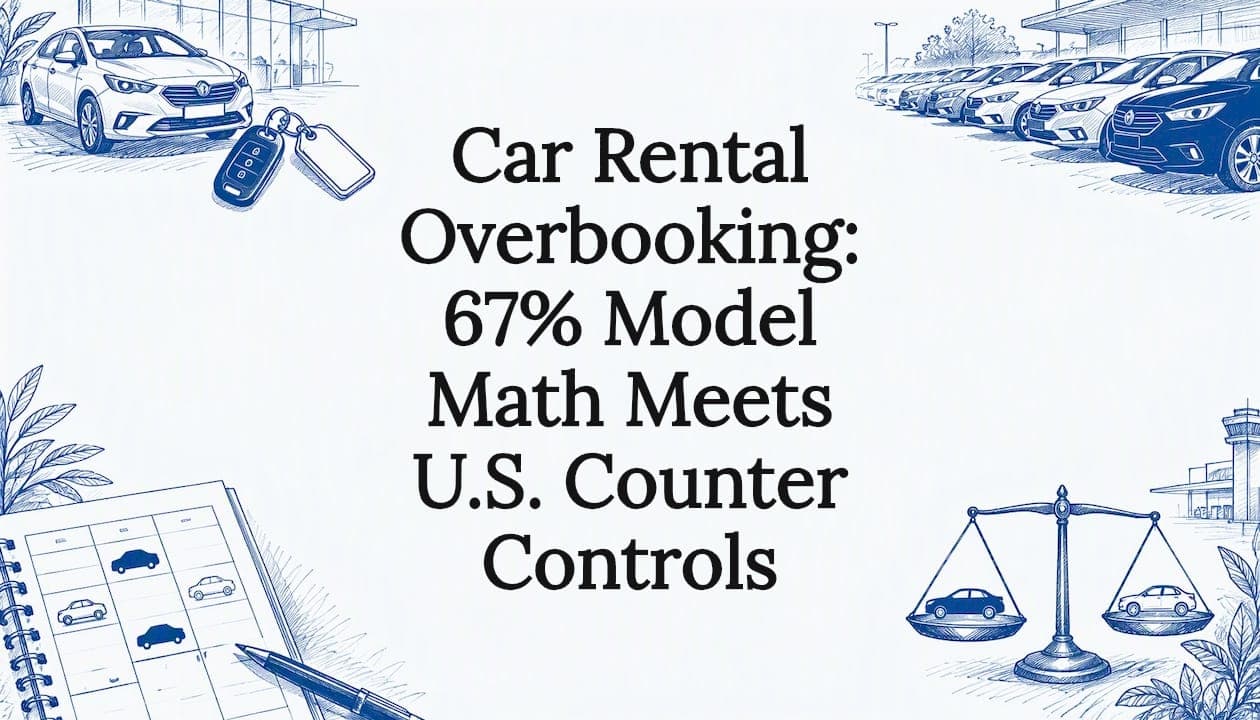 Car Rental Overbooking: 67% Model Math Meets U.S. Counter Controls